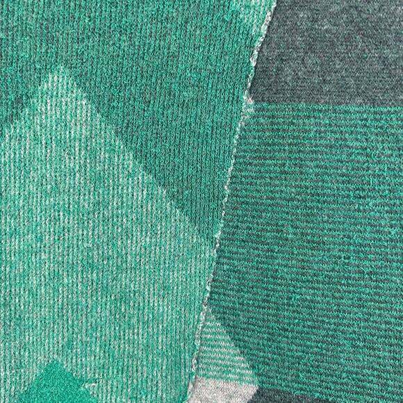 Moth Green/Gray chevron sweater wool blend texturized skirt Women’s Size xs - Picture 9 of 13